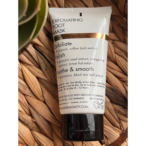 Whish Coconut Milk & Verbena Exfoliating Foot Mask Intense Hydration 2.5 fl oz N - Picture 3 of 4